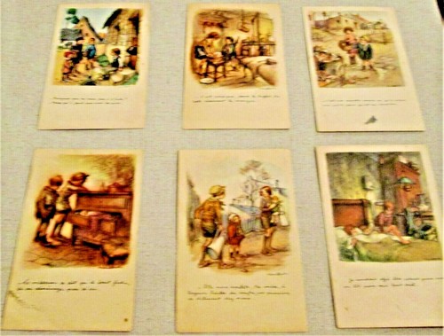 Cpa 6 cartes - *,